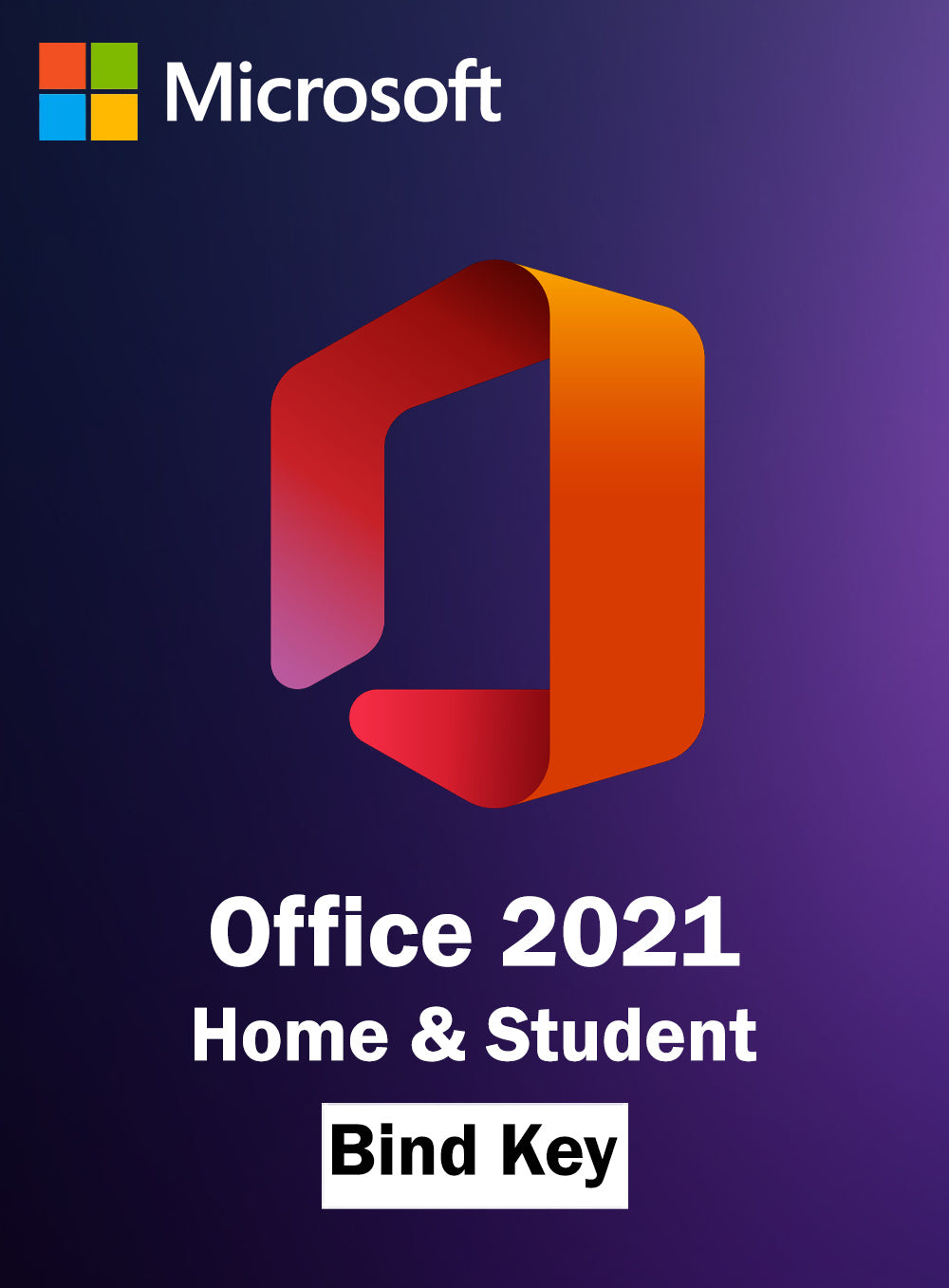 Office 2021 Home & Student Bind Key – Link to Microsoft Account (1 PC)